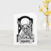 Augustine von Hippo Notecard Karte (Gelbe Blume)