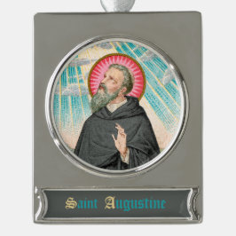 Augustine von Hippo (SAU 047; Einzelheiten) Banner-Ornament Silber