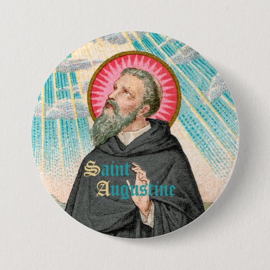 Augustine von Hippo (SAU 047; Einzelheiten) Button (Vorderseite)