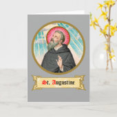 Augustine von Hippo (SAU 047; Einzelheiten) Karte (Gelbe Blume)