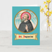 Augustine von Hippo (SAU 047; Einzelheiten) Karte (Gelbe Blume)