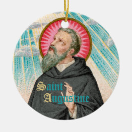 Augustine von Hippo (SAU 047; Einzelheiten) Keramik Ornament