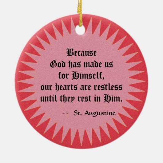 Augustine von Hippo (SAU 047; Einzelheiten) Keramik Ornament (Hinten)