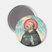 Augustine von Hippo (SAU 047; Einzelheiten) Magnet (Vorderseite/Rückseite)