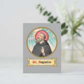 Augustine von Hippo (SAU 047; Einzelheiten) Postkarte (Stehend Vorderseite)