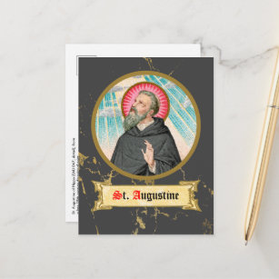 Augustine von Hippo (SAU 047; Einzelheiten) Postkarte