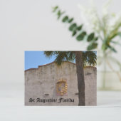 Augustiner FL-Wappen des spanischen Reiches Postkarte (Stehend Vorderseite)