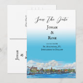 Augustiner Hochzeitsankündigung Einladung (Vorne/Hinten)