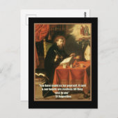 Augustiner Katholischer Zitat Postkarte (Vorne/Hinten)