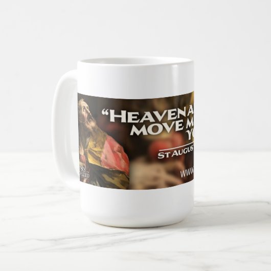 Augustiner Quote Tasse (Vorderseite Links)