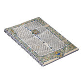 Augustiner Stadt Gottes Mittelalterliches Manuskri Notizblock (Rechte Seite)