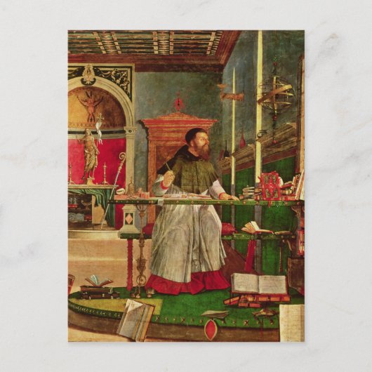 Augustiner Vision, 1502-08 Postkarte (Vorderseite)
