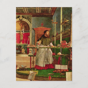 Augustiner Vision, 1502-08 Postkarte