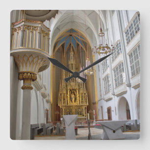 Augustinerkirche, Wien, Österreich Quadratische Wanduhr
