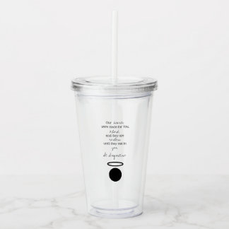 Augustinquote Tumbler Acryltrinkbecher