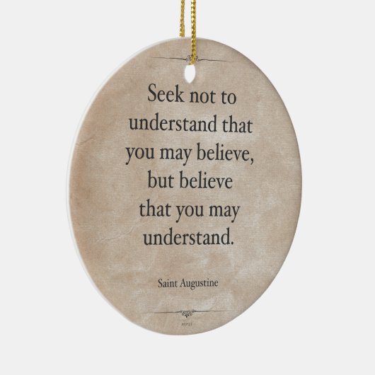 Augustinus Keramik Ornament (Rechts)