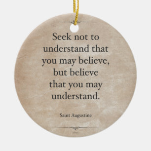 Augustinus Keramik Ornament