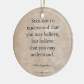 Augustinus Keramik Ornament (Links)