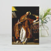 Augustinus von Hippo Einladung (Stehend Vorderseite)