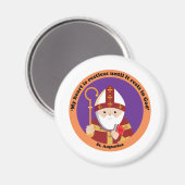 Augustinus von Hippo Magnet (Vorderseite/Rückseite)