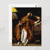 Augustinus von Hippo Postkarte (Vorne/Hinten)