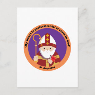 Augustinus von Hippo Postkarte