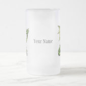 Augusts Geburtssteingebürgerdrache: Peridot Mattglas Bierglas (Mittel)