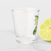 Augusts Geburtssteingebürgerdrache: Peridot Schnapsglas (Links)