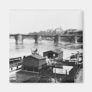 Augustus Bridge, Dresden, c.1910 Magnet