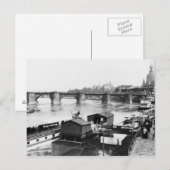 Augustus Bridge, Dresden, c.1910 Postkarte (Vorne/Hinten)