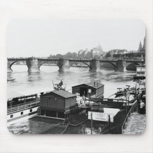Augustus Brücke, Dresden, c.1910 Mousepad (Vorne)