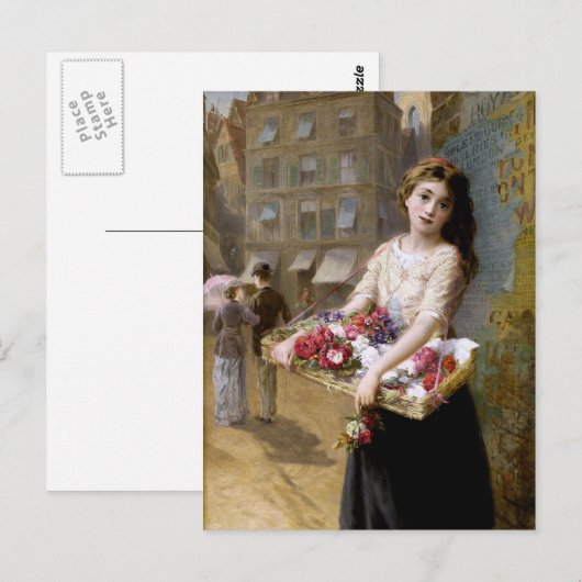 Augustus Edwin Mulready: Ein Postkarte (Vorne/Hinten)