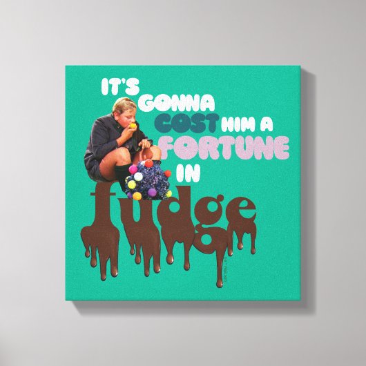 Augustus Gloop - Ein Glück in Fudge Leinwanddruck (Vorderseite)