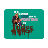 Augustus Gloop - Ein Glück in Fudge Magnet (Horizontal)