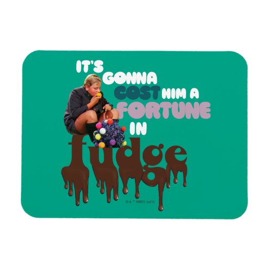 Augustus Gloop - Ein Glück in Fudge Magnet (Horizontal)