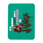 Augustus Gloop - Ein Glück in Fudge Magnet (Vertikal)