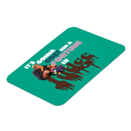 Augustus Gloop - Ein Glück in Fudge Magnet (Linke Seite)