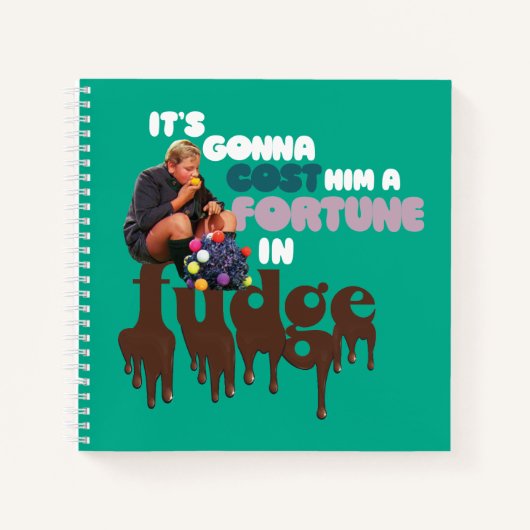 Augustus Gloop - Ein Glück in Fudge Notizblock (Vorderseite)