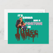 Augustus Gloop - Ein Glück in Fudge Postkarte (Vorne/Hinten)