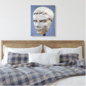 Augustus, Marmorkopf, 27-20 v. Chr. Leinwanddruck (Insitu (Schlafzimmer))