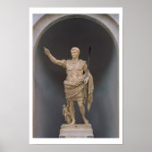 Augustus of Prima Porta, c.20 BC (marble) Poster (Vorne)