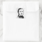 Augustus Pugin Quadratischer Aufkleber (Tasche)