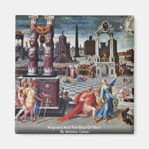 Augustus und der Sibyl von Tibur durch Antoine Magnet
