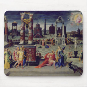 Augustus und der Tiburtine Sibyl Mousepad