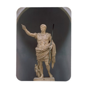 Augustus von Prima Porta, c.20 BC (Marmor) Magnet
