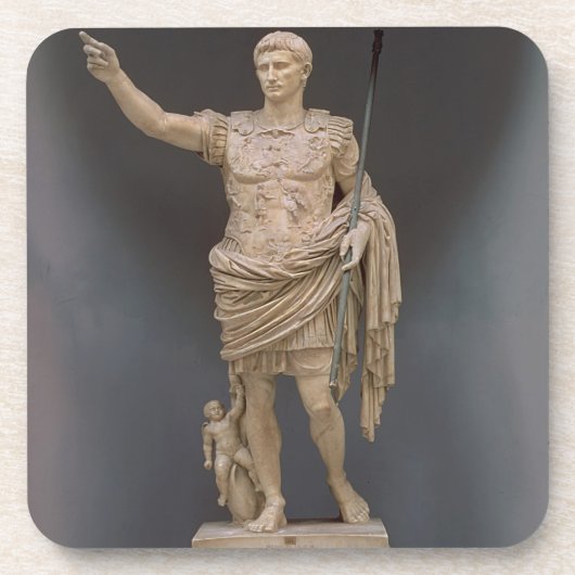 Augustus von Prima Porta, c.20 BC (Marmor) Untersetzer (Vorderseite)