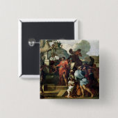 Augustus vor dem Grab von Alexander III Button (Vorne & Hinten)