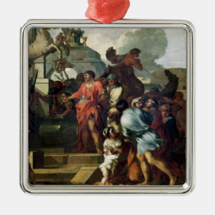 Augustus vor dem Grab von Alexander III Silbernes Ornament