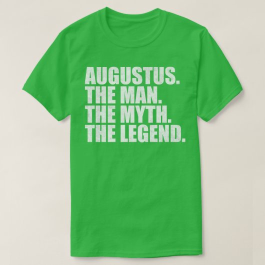 AugustusAugustus Name Augustus Vorname T-Shirt (Design vorne)