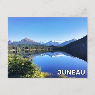 Auke Lake Juneau, Alaska Postkarte